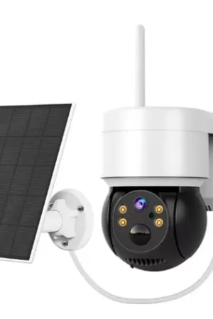 Cámara Solar Para Exteriores Ip 1080 Inalámbrica 360/q66 Jh