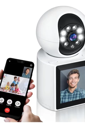 Cámara, pantalla de videollamada, WiFi, habla sola, niños mayores, color blanco