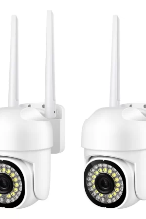 Pack 2 Camaras Ip Smart Wifi Infrarrojo Externo Y Interno Hd